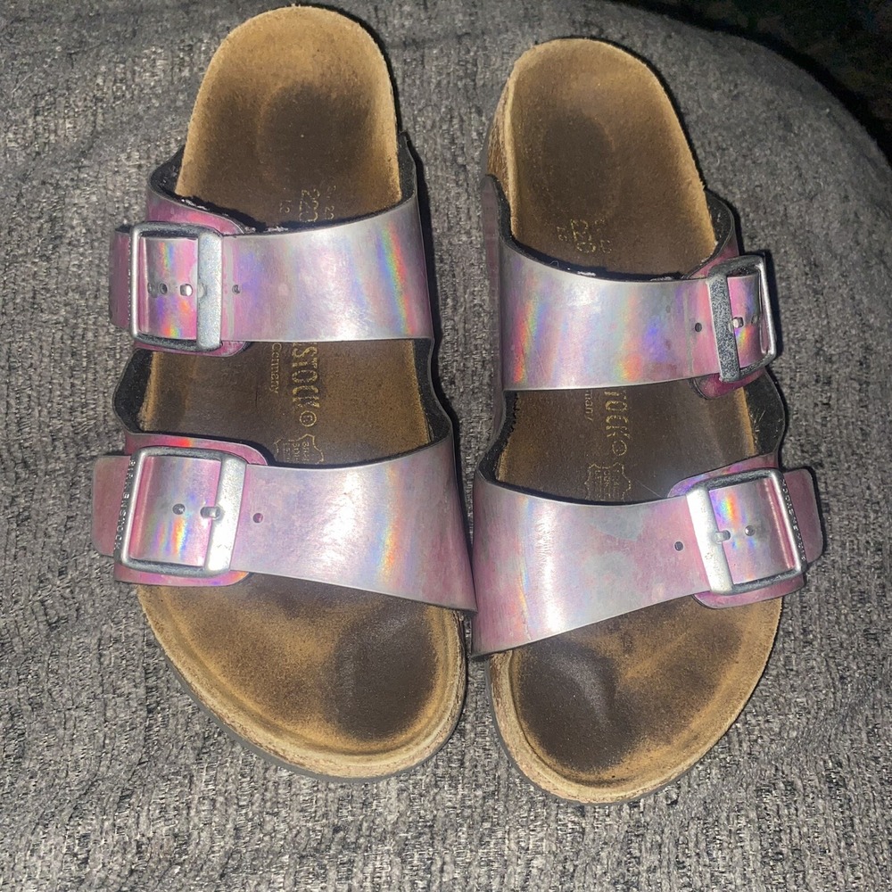 Birkenstock Metallic Pink sandals SZ‎  3 / 34